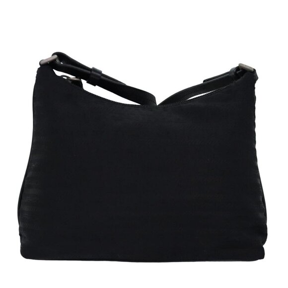 PRADA Shoulder Bag Nylon Black Auth yb570 - Picture 11 of 15